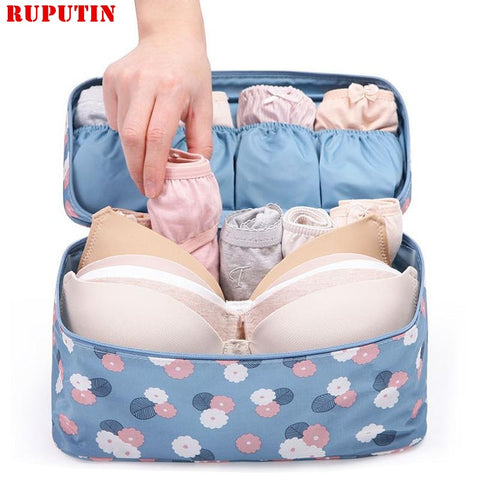 New Money RUPUTIN 2018 New Travel Bra Bag Underwear Organizer Bag Cosmetic Daily Toiletries Storage Bag Women's High Quality Wash Case Bag