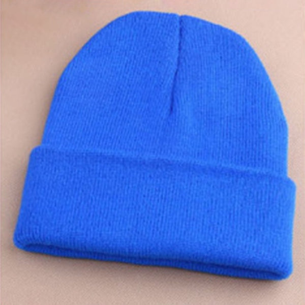 New Money Fashion  19 Colors Knitted Neon Unisex Beanie Autumn Casual Elastic  Warm Winter Hats Unisex Gorros Hombres