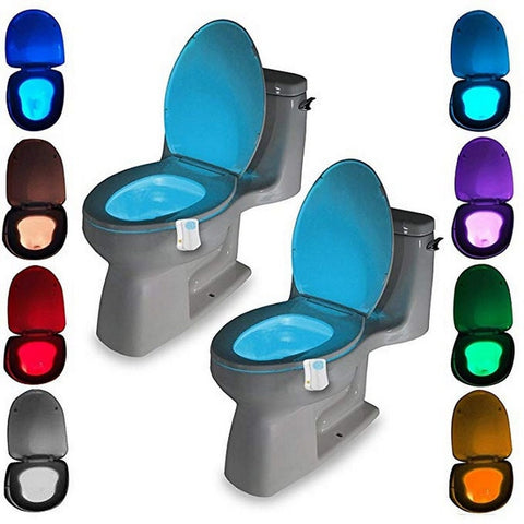 New Money LED Toilet Light PIR Motion Sensor 8 Colors Toilet Seat Night Light Waterproof WC Backlight For WC LED Luminaria Lamp Wholesale