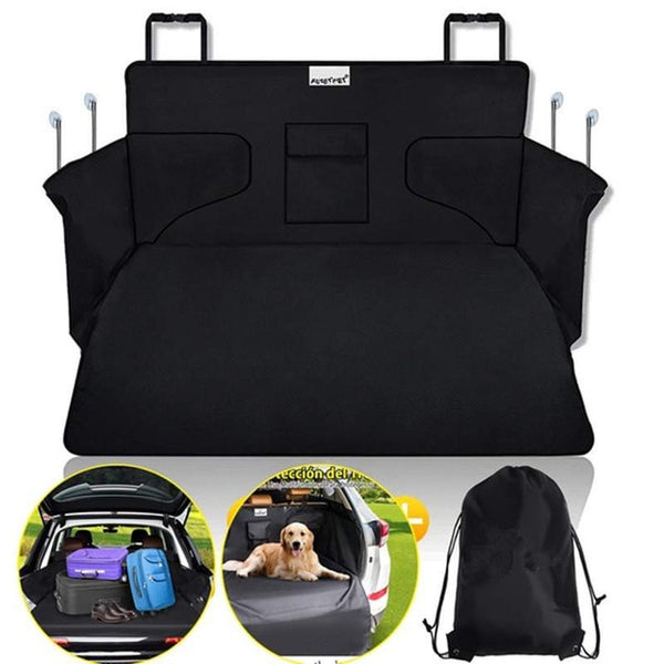 New Money New Dog Car Trunk Mat Hammock Boot Pet Seat Cover Barrier Protect Floor Non-slip Foldable Waterproof Dirt Resistant Rear Seat