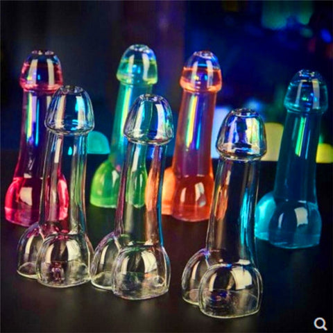 New Money Adult Penis Shot glass Bottle Cocktail Wine Glass For Party Night Bar KTV show No sprinkling. Penis shaped Drinking Ware Glasses Cups