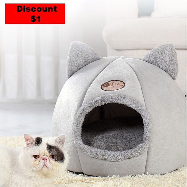 New Money New Deep sleep comfort in winter cat bed little mat basket  small dog house  products pets tent cozy cave beds Indoor cama gato