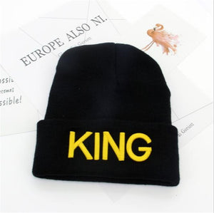 New Money Beanies KING QUEEN  Warm Hat Knitted Caps