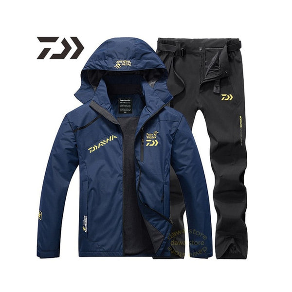 New Money Fishing Suit Men Spring Autumn Thin Fishing Clothing Hooded Sports Hiking Fishing Jacket Outdoor Clothes Fishing Wear