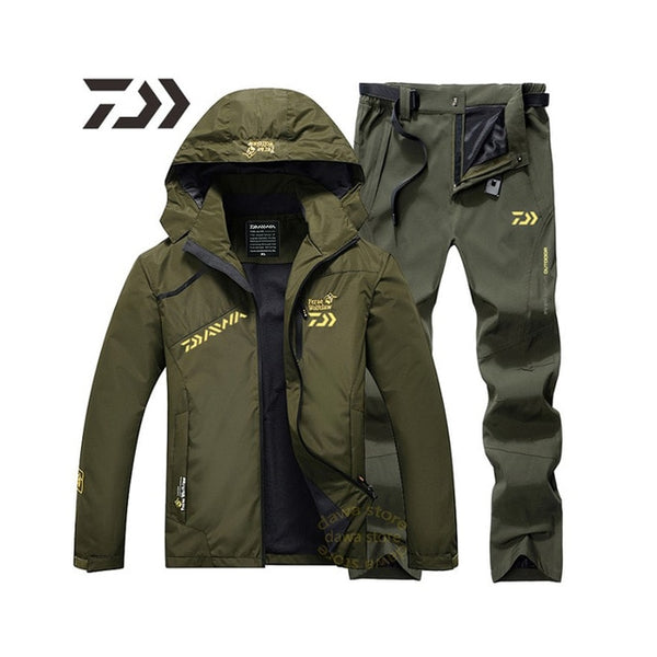 New Money Fishing Suit Men Spring Autumn Thin Fishing Clothing Hooded Sports Hiking Fishing Jacket Outdoor Clothes Fishing Wear