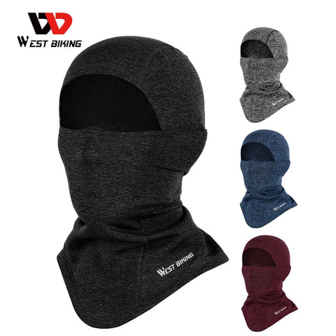 New Money WEST BIKING Winter Windproof Cycling Cap Warm Fleece Cycling Headwear Hats Scarf Men Women Outdoor Running Skiing Sport Caps