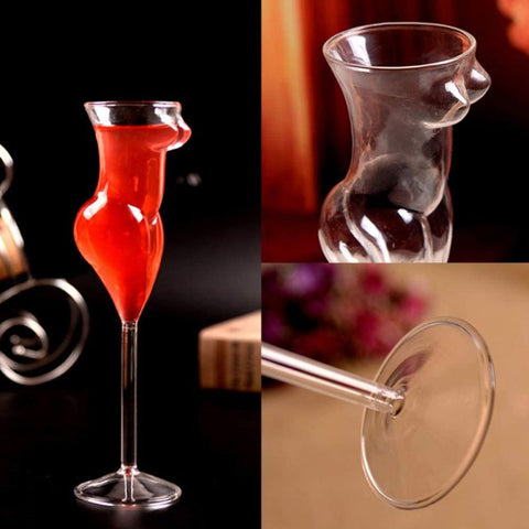 New Money Novelty Cups Women's Tall Glasses Whisky Bar wine Glasses Glass Cup Crystal Beauty Goblet Vodka Shot Wine Glass.